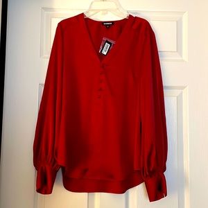 Express Red Blouse
